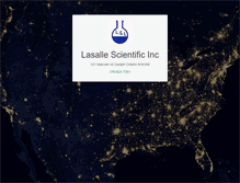 Tablet Screenshot of lasallescientific.com